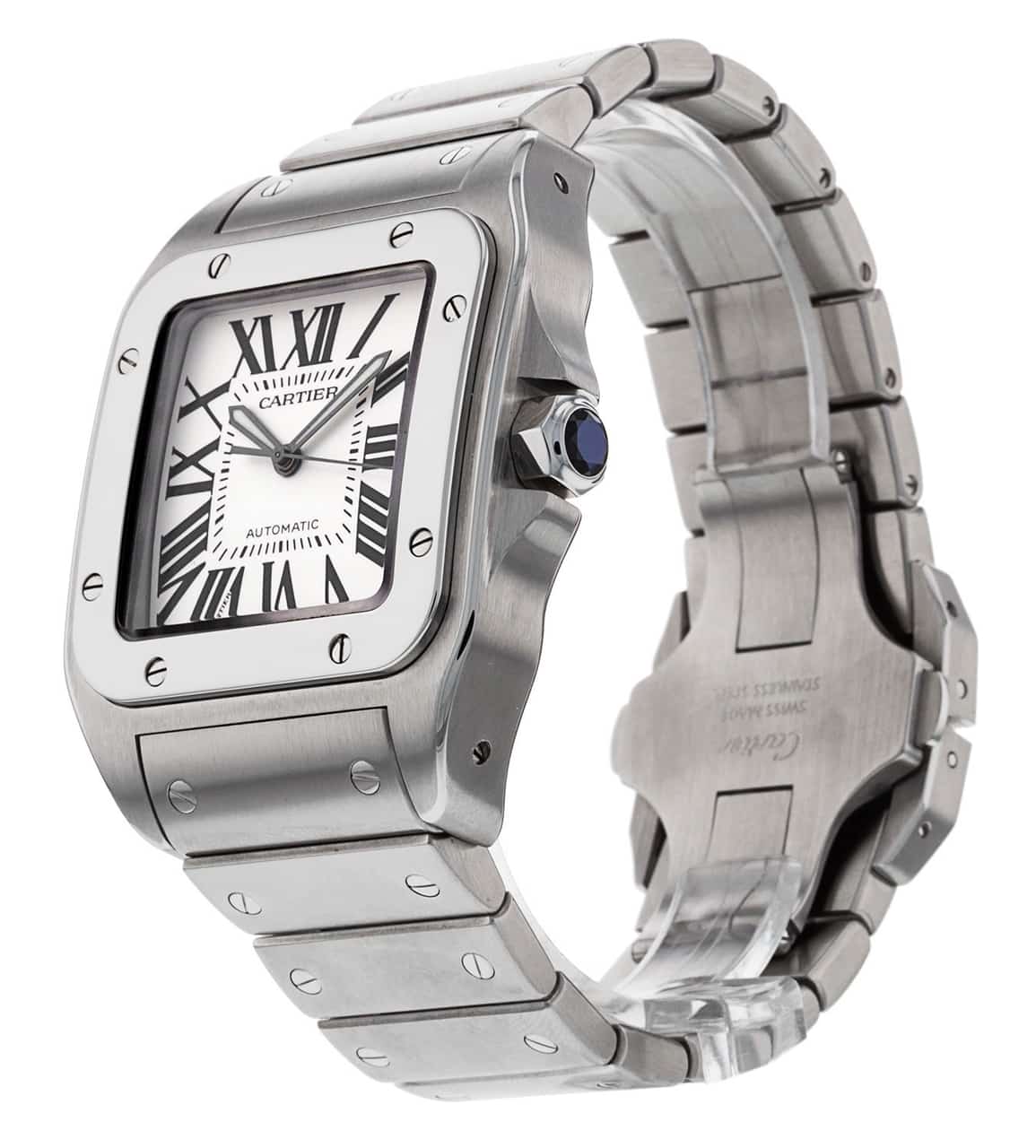 Pre Owned Cartier Santos 100 W200737G Watch Watchfinder Co